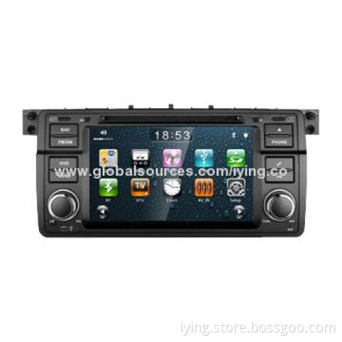 In-dash DVD Player for BMW E46, Supports 3G, DVR, 1,080P Video Display